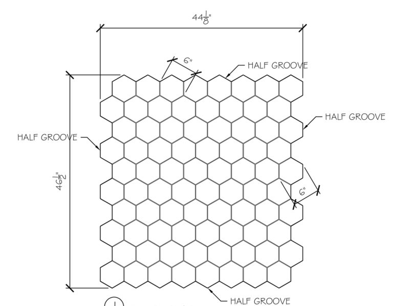 Honeycomb Customer Drawing