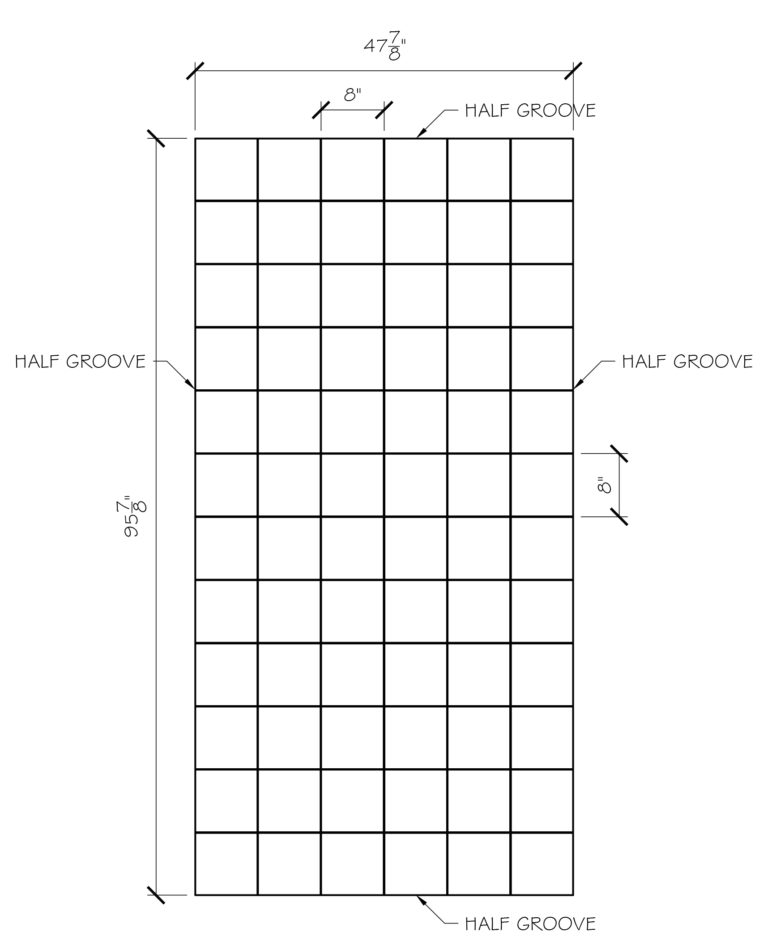 Symmetrix Square 8x8 Customer Drawing