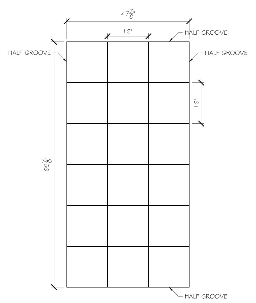 Marlite Symmetrix Seamless Square Wall Panels | Commercial Use