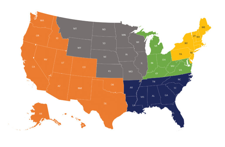 Chains and Specifications Map for Sales Rep