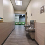 Hallway with rigid vinyl