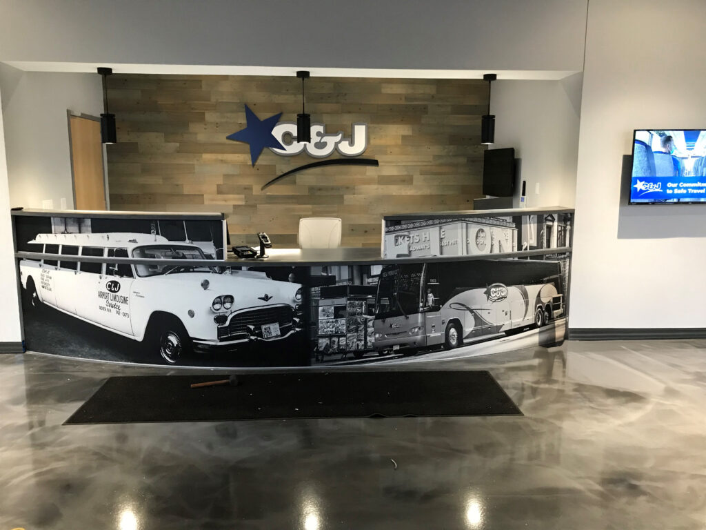 Digitally Printed Bus Terminal