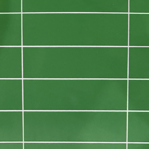 Green face grey core with rectangle pattern